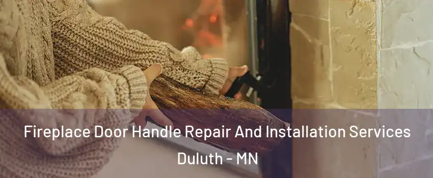 Fireplace Door Handle Repair And Installation Services Duluth - MN
