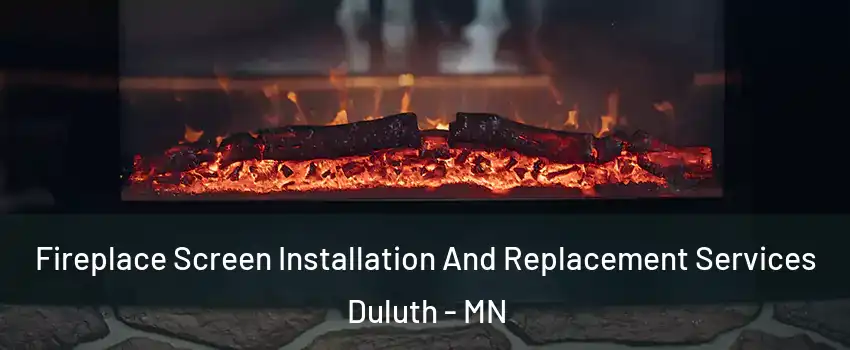 Fireplace Screen Installation And Replacement Services Duluth - MN