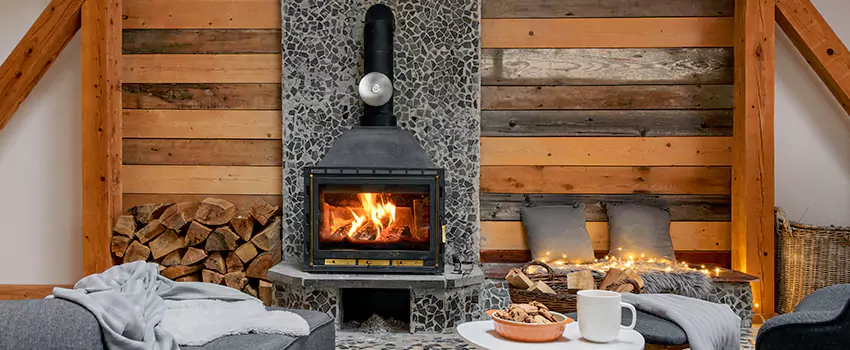 Thelin Hearth Products Direct Vent Gas Stove Fireplace Inspection in Duluth, Minnesota